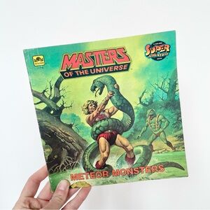 Vintage 1985 Masters of the Universe Meteor Monsters Golden Comic Book AS IS